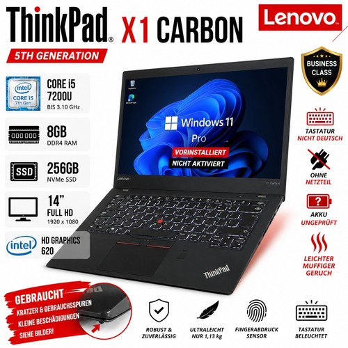 Lenovo thinkpad carbon 5e - thinkpad,